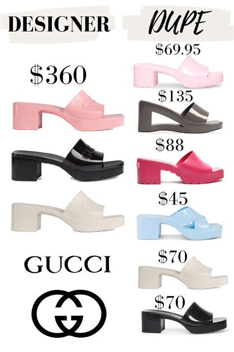 rubber gucci sandals dupe|gucci sandals dupe aliexpress.